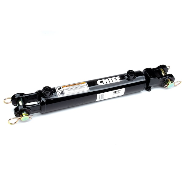 emachamu　0902 Chief WC Welded Hydraulic Cylinder: 4 Bore x 24 Stroke - 2
